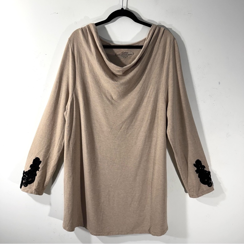 Soma Luxuriously Soft Live Lounge Wear Tunic XXL - Picture 2 of 9